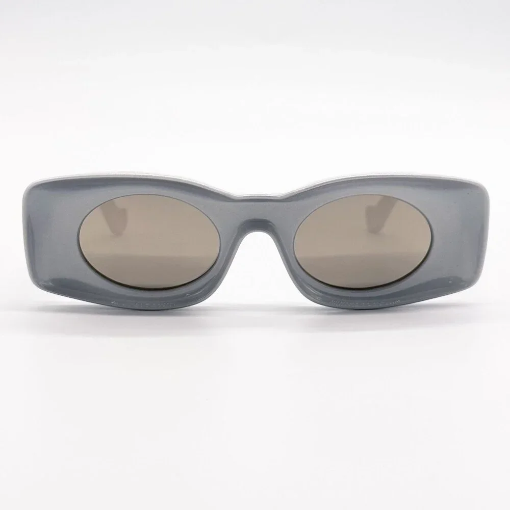 NEW LOEWE SUNGLASSES LW40033I 24C SILVER UNISEX EYEWEAR